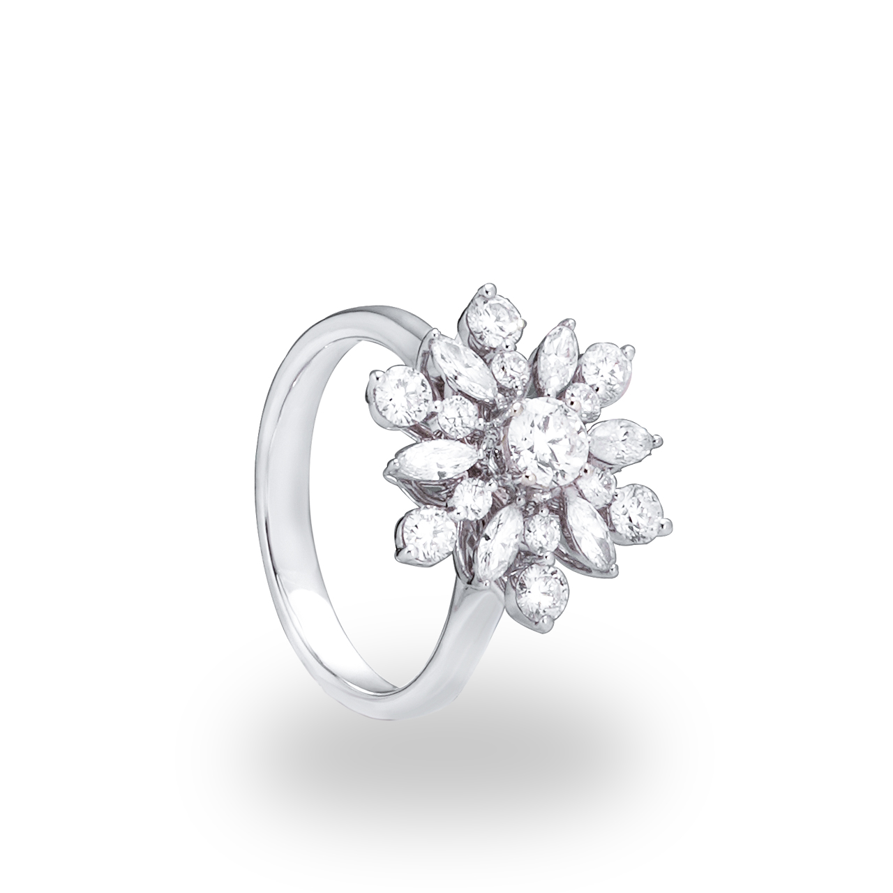 Snowflake Diamond Ring | Mirage Jewelry - Your Custom Jewelry